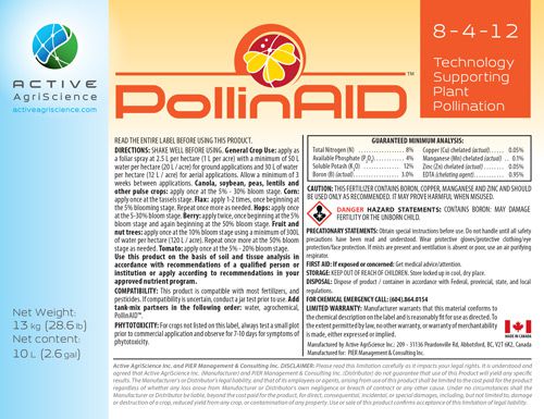 PollinAID 500 label